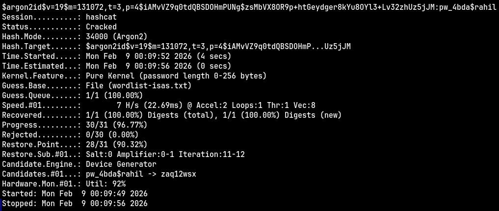 Argon2 screenshot 2