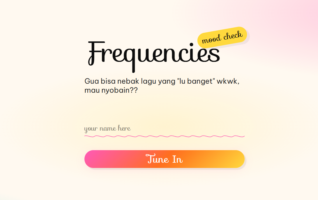 Frequencies App