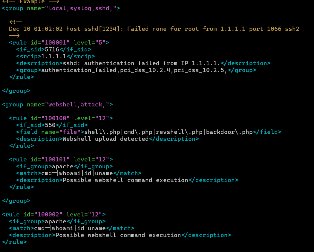 Wazuh screenshot 2