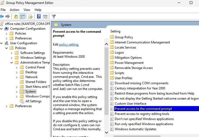 Windows Server screenshot 1